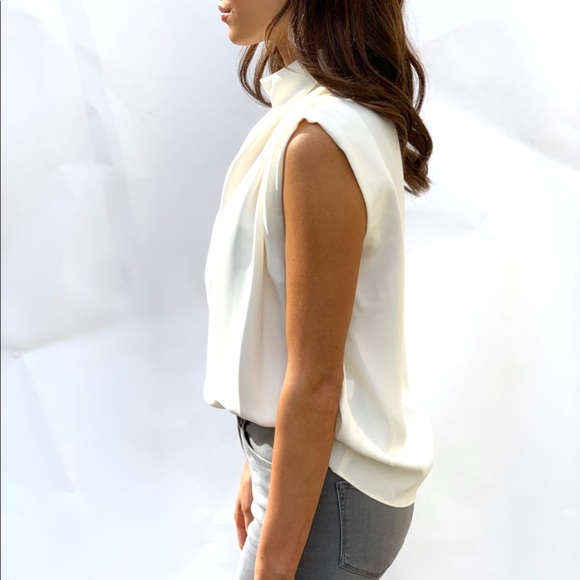 Sleeveless Fabienne Top - Bone - Picture 2 of 8